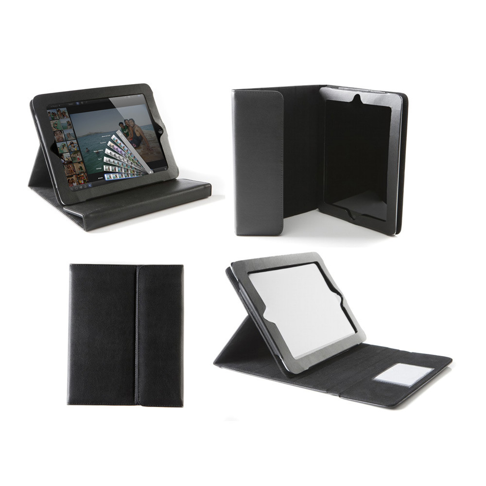 Leather iPad Case with Adjustable Integrated Stand Print Run